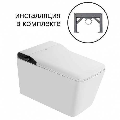 Abber Rechteck AC1215S-AC0101P2 Инсталляция с подвесным унитазом