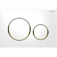 Geberit 115.882.KK.1 SIGMA20 Смывная клавиша, белый/позолота