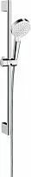 Hansgrohe 26533400 Crometta Душевой гарнитур, хром/белый