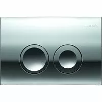 Geberit 115.125.21.1 DELTA21 Смывная клавиша, пластик/хром