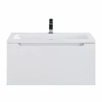 BelBagno ETNA-M-800/380-1C-SO-BL База под раковину 80х39 см, подвесная, Bianco Lucido (белый глянец) купить  в интернет-магазине Сквирел