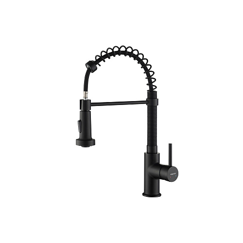 Aquatek AQ1387MB Европа Смеситель для кухни 2jet (профессиональный), черный матовый Aquatek AQ1387MB Европа Смеситель для кухни 2jet (профессиональный), черный матовый