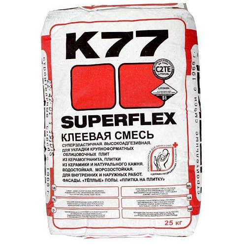 Litokol Superflex SUPERFLEX_K77(25кг) Клей на цементной основе