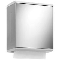 Keuco 12785010200 Collection Moll Дозатор бумажных полотенец, зеркальная дверь, петли справа, алюминий серебристый анодированный (E6 EV1)/белый