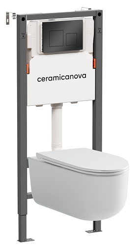 Ceramica Nova  CN4006_121002MB Комплект: Унитаз, Инсталляция, Кнопка смыва