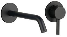 Aquame AQM6215MB Siena Смеситель для раковины, комплект, матовый черный