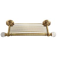 Migliore ML.CRS-60.215.BR CRISTALIA Полка-решётка L43xH6,5xP14.5 cm, бронза,SWAROVSKI