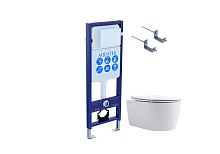 Aquatek ЕВРОПА Set AQUATEK ЕВРОПА New-017 3в1 Инсталляция с подвесным унитазом
