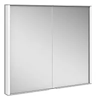 Keuco 12812171301 Royal Match Зеркальный шкаф 70х80 см, серебристый анодированный