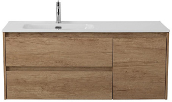 BelBagno KRAFT-1200-2C-1A-SO-RNN-L База под раковину 120х46 см, подвесная, Rovere Nebrasca Nature (натуральный дуб Небраска)