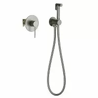 Смеситель Timo Saona 2389/18SM встроенный с гигиеническим душем, черное золото