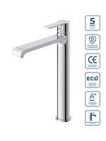 BelBagno Aurora AURORA-LMC-CRM-W0 Смеситель для накладной раковины