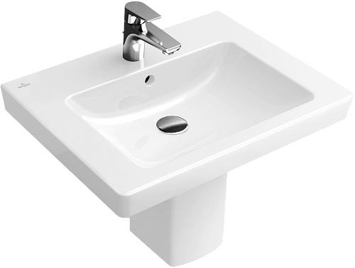 Villeroy & Boch 711357R3 Subway 2.0 Раковина подвесная 55х44 см, Pergamon CeramicPlus