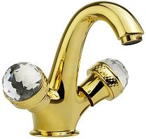Migliore 18510 Axo Swarovski Смеситель для раковины, золото