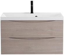 BelBagno MARINO-800-2C-SO-RG-P База под раковину 80х45 см, подвесная, Rovere Grigio (серый дуб)