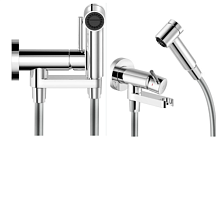 Сет №1702_Nobili AV00600CR, Комплект для гигиенического душа (встр. смеситель + гигиеническая лейка + шланг)