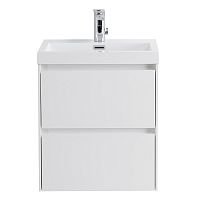 BelBagno PIETRA MINI-500-2C-SO-BL База под раковину 50х40 см, подвесная, Bianco Lucido (белый глянец) купить  в интернет-магазине Сквирел