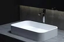 Salini 1101104G Callista 01 Раковина накладная, 55х35 см, материал S-Sense - глянцевая