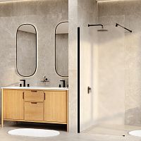 WasserKRAFT Rur 30W 30W39MB-MG Душевая перегородка
