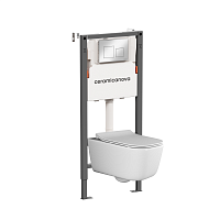 Ceramica Nova  CN3005_121002CH Комплект: Унитаз, Инсталляция, Кнопка смыва