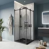 BelBagno Marino MARINO-A-2-100-C-NERO Душевой уголок