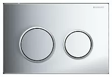 Geberit 115.085.KH.1 OMEGA20 Смывная клавиша, хром глянцевый/матовый