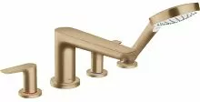 Hansgrohe 71748140 Talis E Смеситель на край ванны, на 4 отверстия, шлифованная бронза