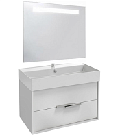 Сет №1668_EXBI112-00, Раковина для мебели + EB1507-N18-N18, Тумба навесная + EB1413-NF, Зеркало настенное + E30536-CP, Донный клапан