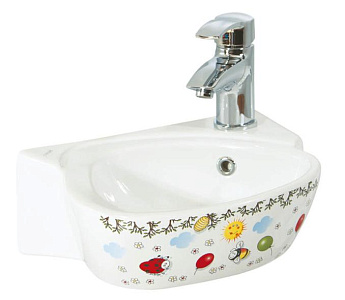 Creavit CK035-00CB00E-FF00 Cocuk Раковина подвесная 30х38 см, белый