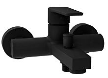 Creavit SR2510S Sharp Смеситель для ванны, черный матовый