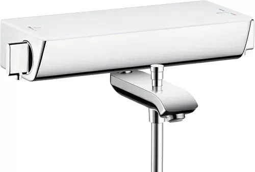 Hansgrohe 13141400 Ecostat Select Смеситель термостатический для ванны/душа, белый/хром