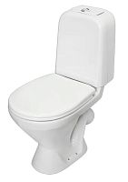 Sanita WC.CC/Samarsky/1-P/WHT.G/S1 Самарский Стандарт Унитаз-компакт напольный 35х65 см, с сиденьем, белый S1