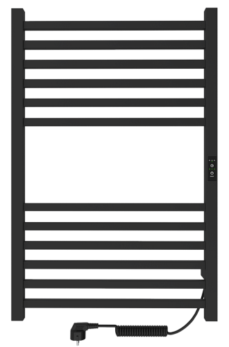 INDIGO LСLATCE80-50BRRt Attic Электрический полотенцесушитель без полочки, черный