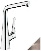 Hansgrohe 14822800 Metris 320 Смеситель для кухни, однорычажный, под сталь