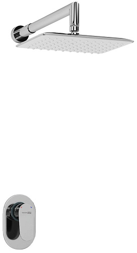 WasserKRAFT А12031 Встраиваемый комплект для душа с верхней душевой насадкой, хром WasserKRAFT А12031 Встраиваемый комплект для душа с верхней душевой насадкой, хром