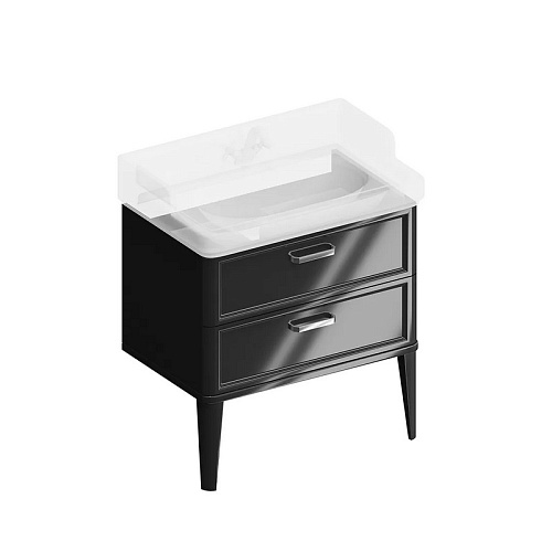 KERAMA MARAZZI Pompei PO.M.80.2\BLK Тумба купить  в интернет-магазине Сквирел