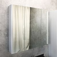 Comforty 00-00001968 Сорренто Зеркальный шкаф 90х80 см, светло-серый