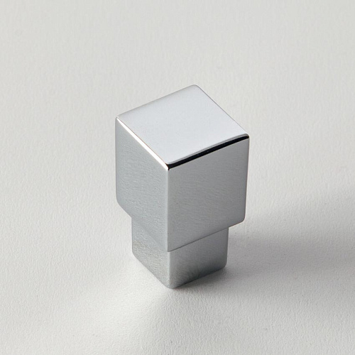 Eban FACQDPO--CR  Quadro, Ручка-кнопка для мебели, квадрат, цвет: хром снято с производства