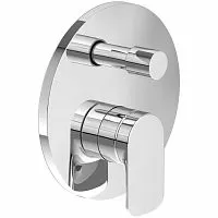 Villeroy & Boch TVS10435300061 O.Novo Смеситель скрытого монтажа, однорычажный, с автоматическим переключателем, хромированный