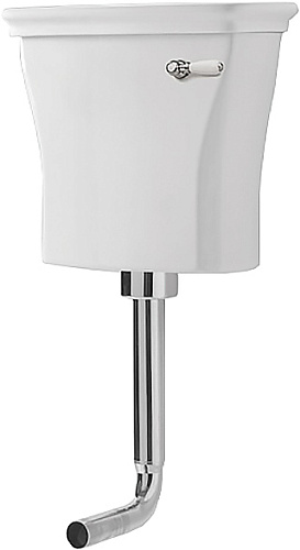 Artceram CIC007 01 00 bi Civitas Бачок со средней трубой, фронтальная ручка смыва, белый снято с производства