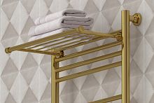 Сунержа 03-2012-4370 Полка прямая 4П (L - 370 мм) н/ж для ДР Сунержа, золото