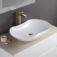 BelBagno BB1334 Раковина накладная керамическая 66х41 см, белая