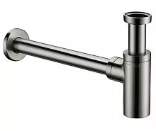 WasserKRAFT A093 Сифон для раковины, «матовый хром»