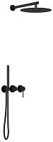 Vincea VSFW-4G01MB Groove Душевой комплект встраиваемый, 2 режима, черный матовый