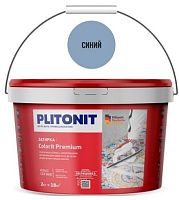 Plitonit  COLORIT Premium синяя, 2 кг Цементная затирка
