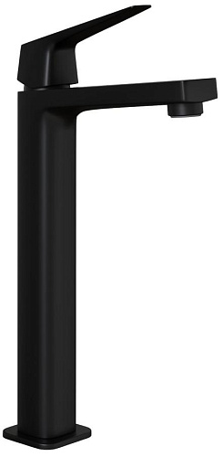 Paini RTYO205LL Bari Смеситель для раковины, без донного клапана, высокий, черный (YO)