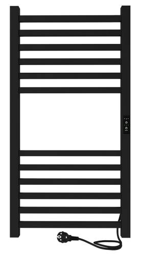 INDIGO LСLATCE80-40BRRt Attic Электрический полотенцесушитель без полочки, черный