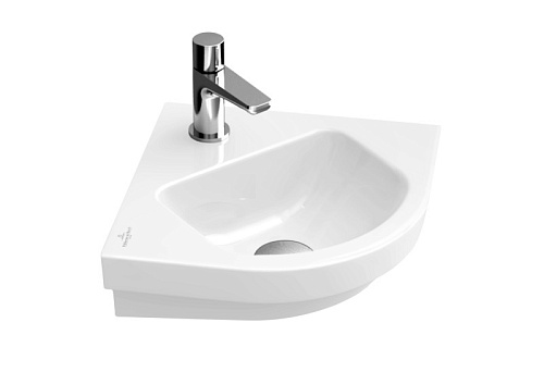 Villeroy & Boch 731946R3 Subway 2.0 Раковина подвесная 32х32 см, угловая, Pergamon CeramicPlus