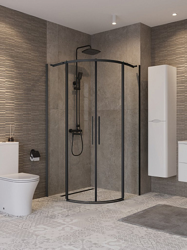 BelBagno ACQUA-R-2-100-C-NERO Душевой уголок BelBagno ACQUA-R-2-100-C-NERO Душевой уголок