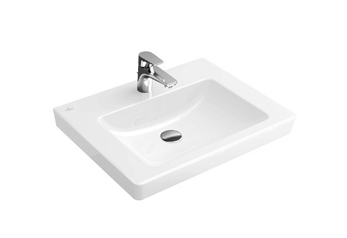 Villeroy & Boch 7113F6R2 Subway 2.0 Раковина для мебели 55х44 см, ярко-белый (Star White) CeramicPlus